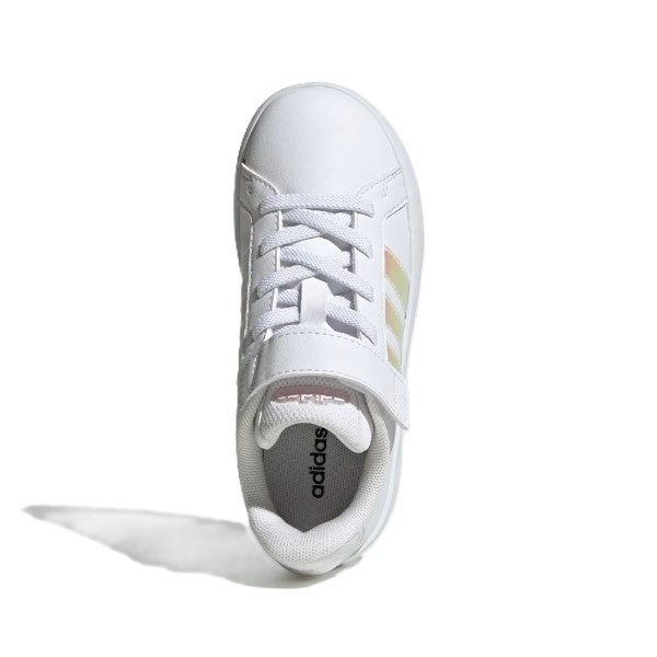 Adidas Grand Court 3.0 El C Lifestyle Shoes For Girls, White