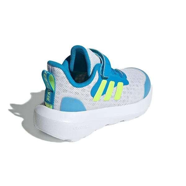 Adidas Fortarun 3.0 El C Lifestyle Shoes For Boys, Dash Grey & Lucid Lemon & Solar Blue