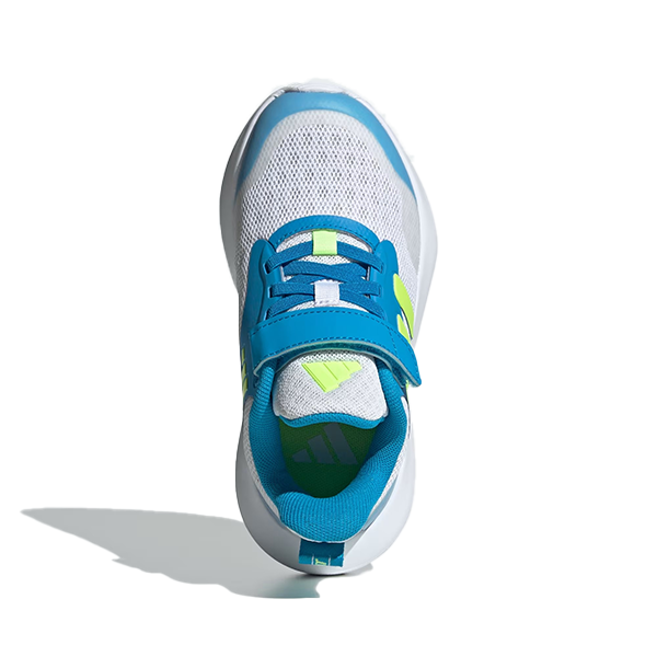 Adidas Fortarun 3.0 El C Lifestyle Shoes For Boys, Dash Grey & Lucid Lemon & Solar Blue