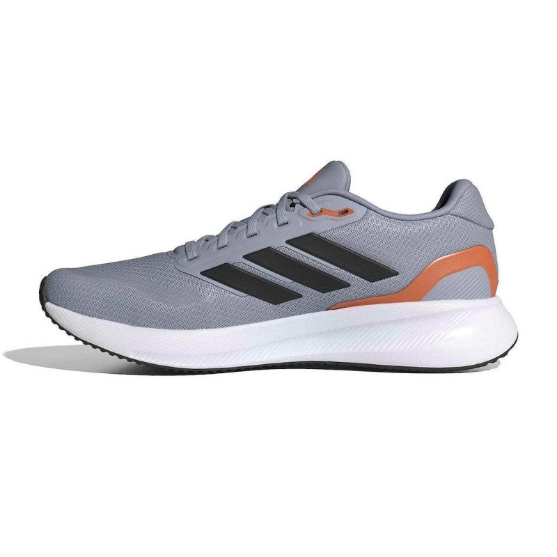 Adidas Runfalcon 5 Running Shoes For Men, Grey&Orange