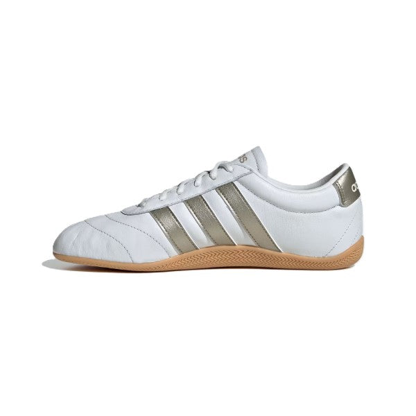 Adidas Grand Court Lo Lifestyle Shoes For Women, White&Silver