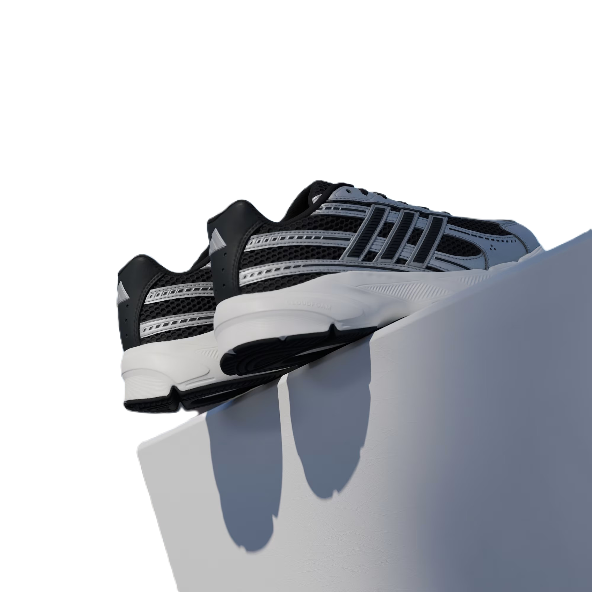 Adidas Technochaos 2000 Running Shoes For Women, Black&Silver