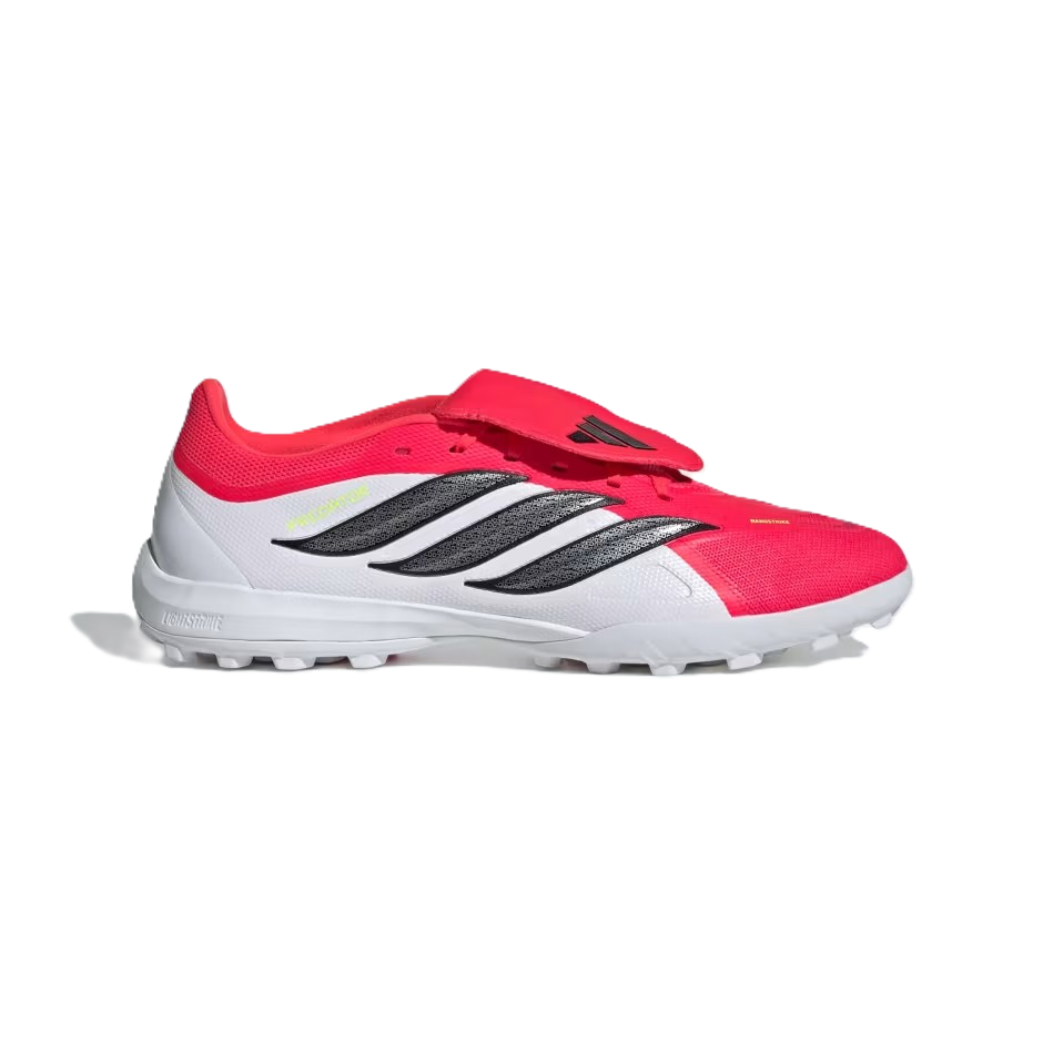 Adidas Predator League Ft Tf Tartan Shoes For Men, Red&White