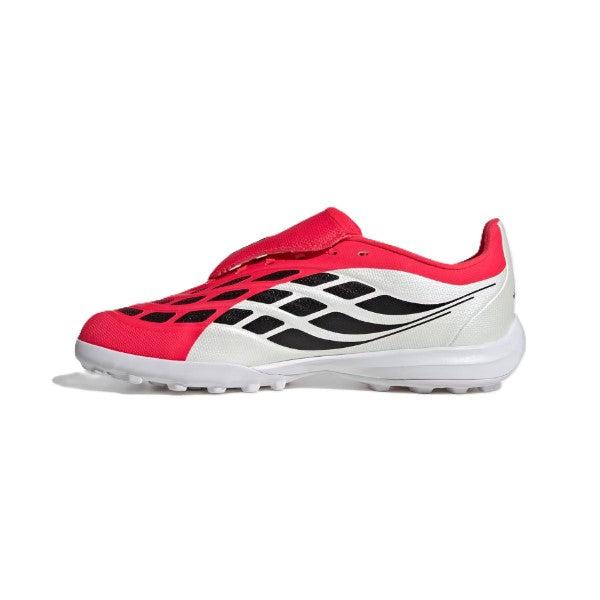 Adidas Predator League Ft Tf J Tartan Shoes For Boys, Red&White