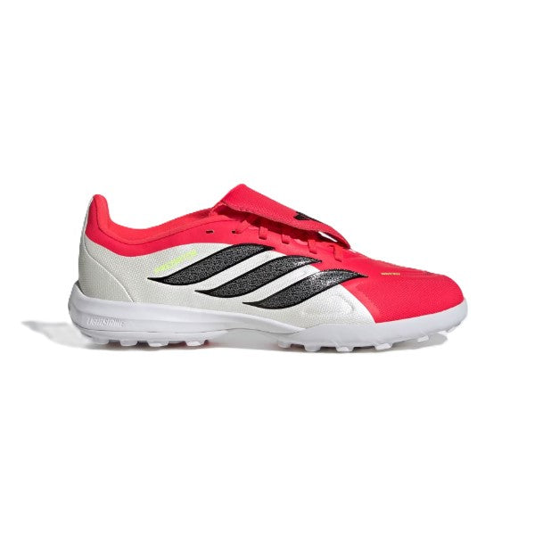 Adidas Predator League Ft Tf J Tartan Shoes For Boys, Red&White