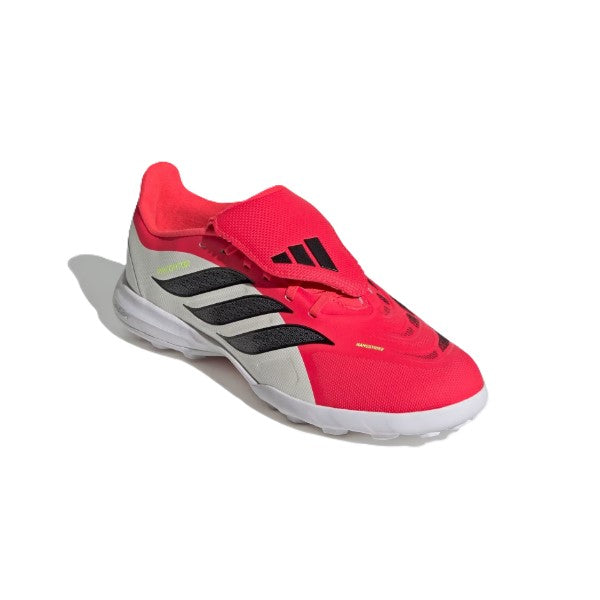 Adidas Predator League Ft Tf J Tartan Shoes For Boys, Red&White