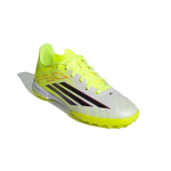 Adidas F50 League Tf J Tartan Shoes For Boys, Yellow&White