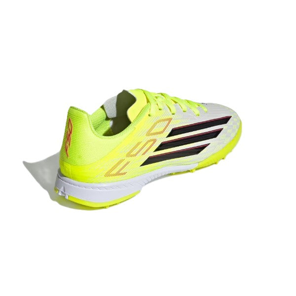 Adidas F50 League Tf J Tartan Shoes For Boys, Yellow&White