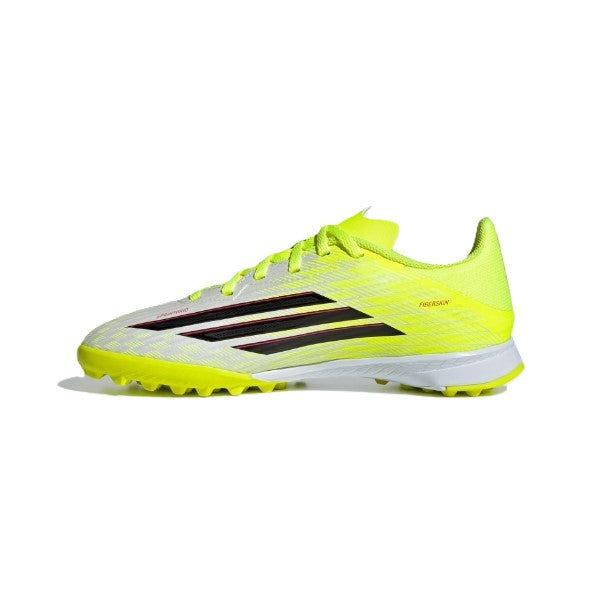 Adidas F50 League Tf J Tartan Shoes For Boys, Yellow&White