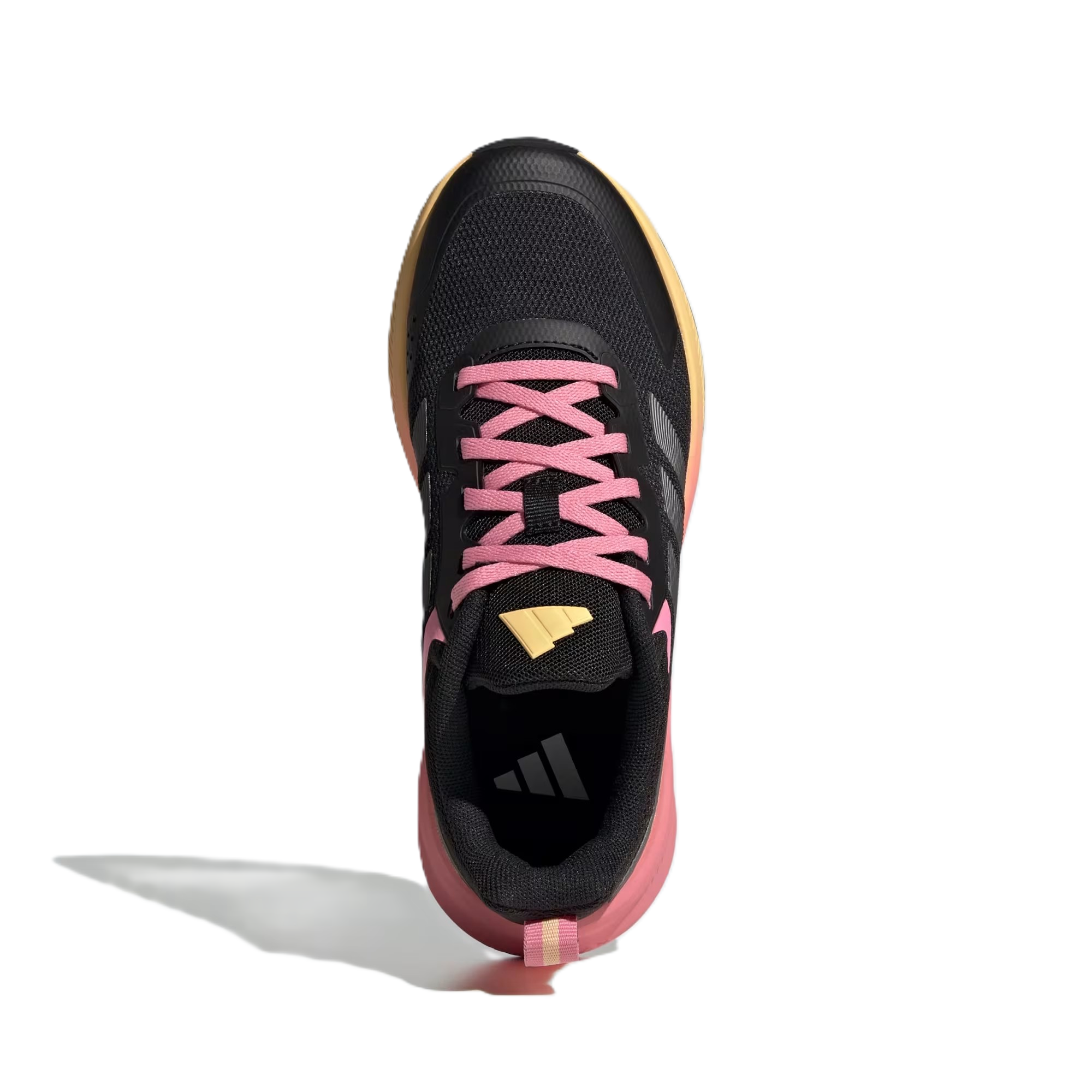 Adidas Fortarun 4.0 J Running Shoes For Girls, Black&Pink