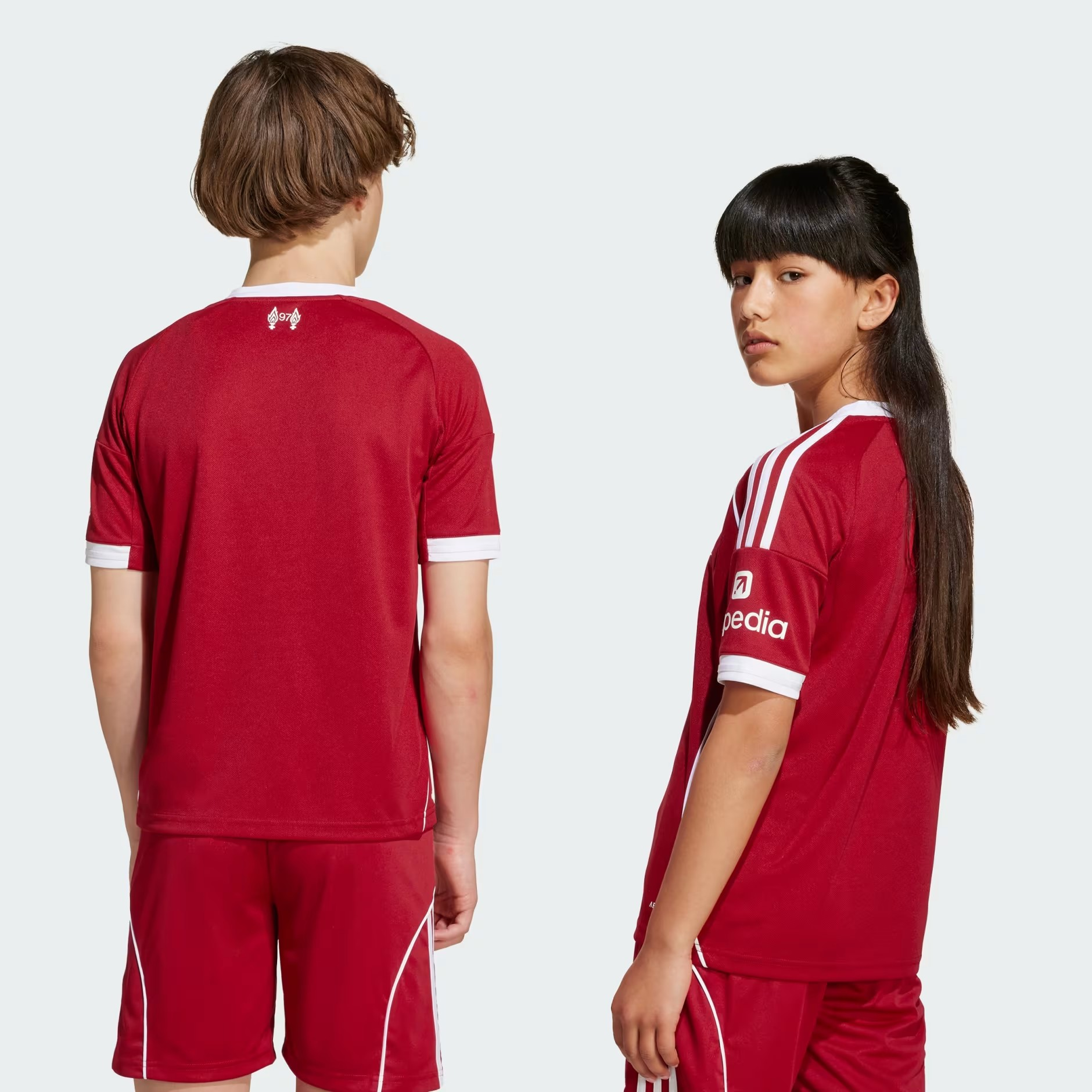 Adidas Liverpool Fc 25/26 Home Jersey For Kids