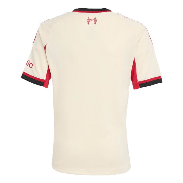 Adidas Lfc A Jsy Y Ss Football T-Shirt For Boys, White