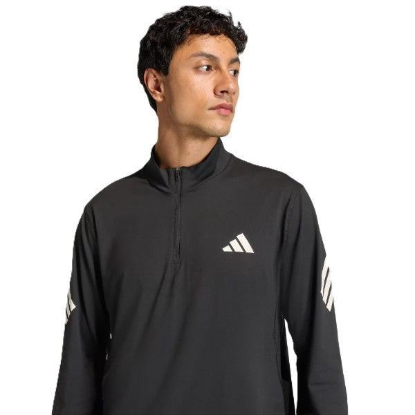 Adidas Adi365/// Zip M Running Sweatshirt For Men, Black