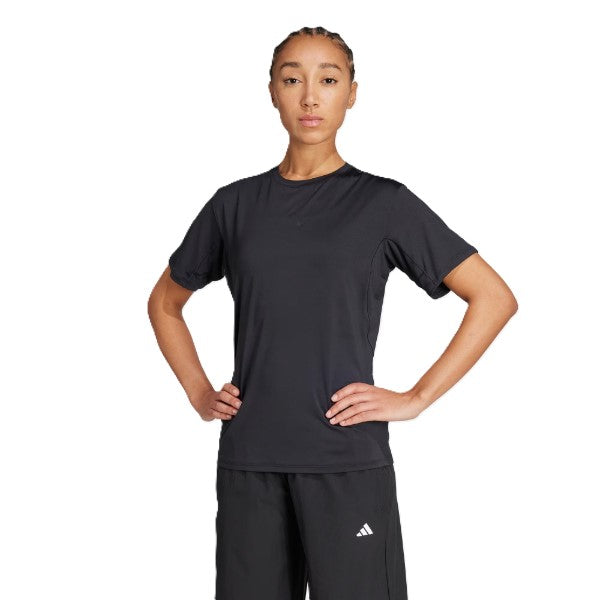 Adidas Wtr D4T G2 T Ss Fitness T-Shirt For Women, Black