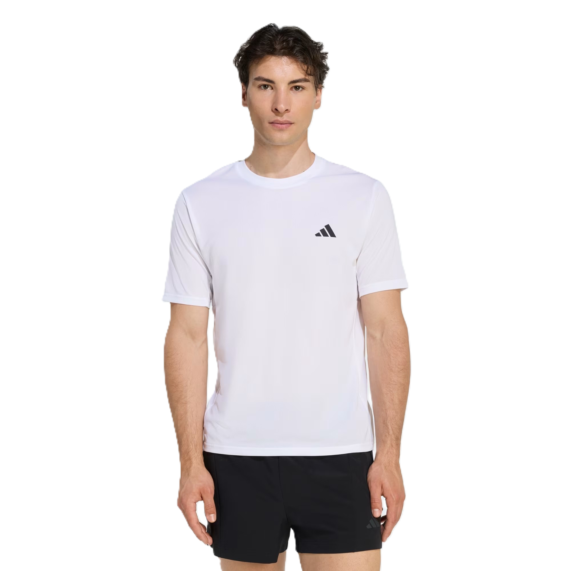 Adidas We Bas T Ss Fitness T-Shirt For Men, White