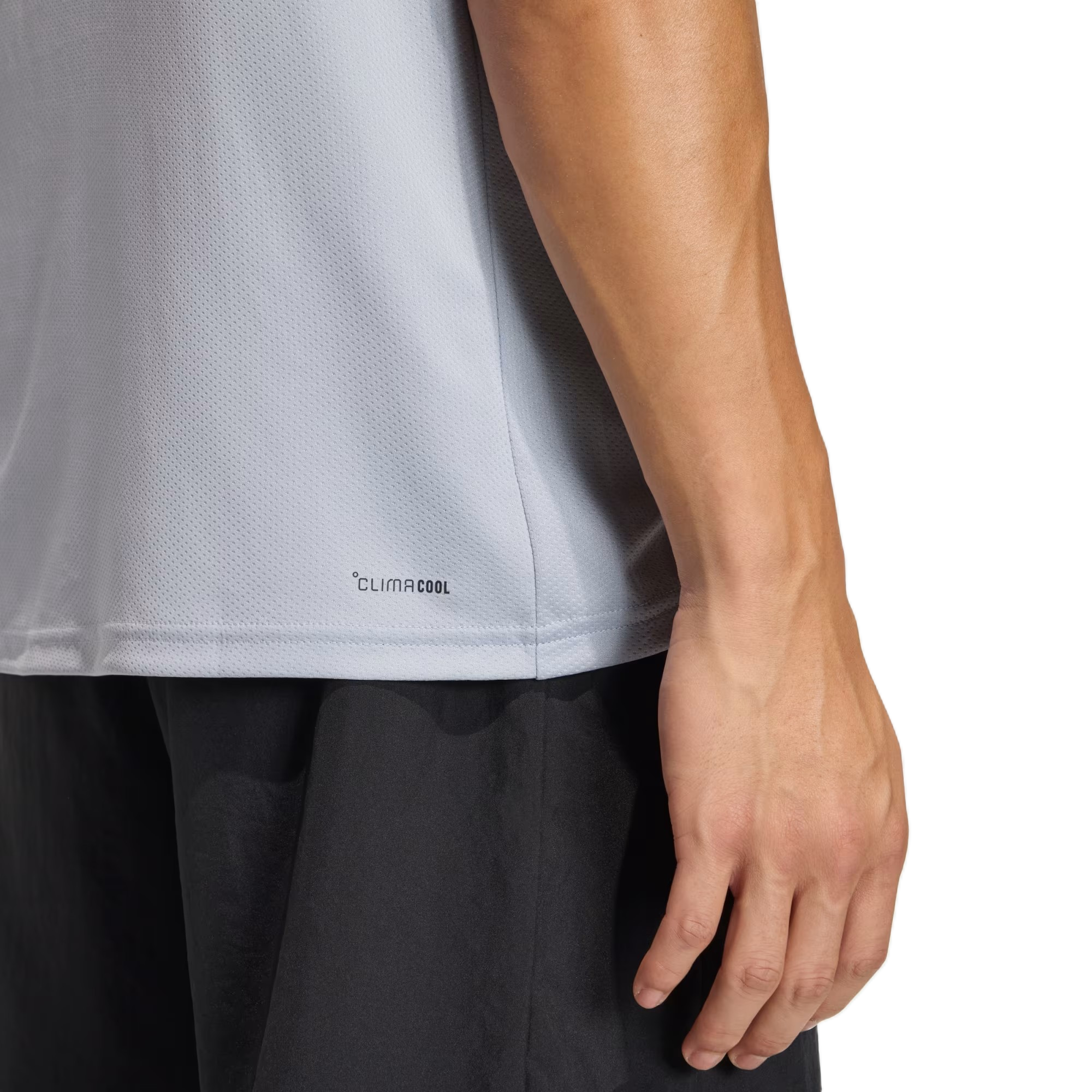 Adidas We Bas T Ss Fitness T-Shirt For Men, Grey
