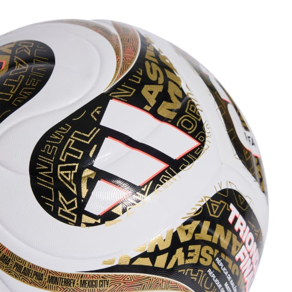 Adidas Wc Final Lge Football For Unisex, White&Black&Brown