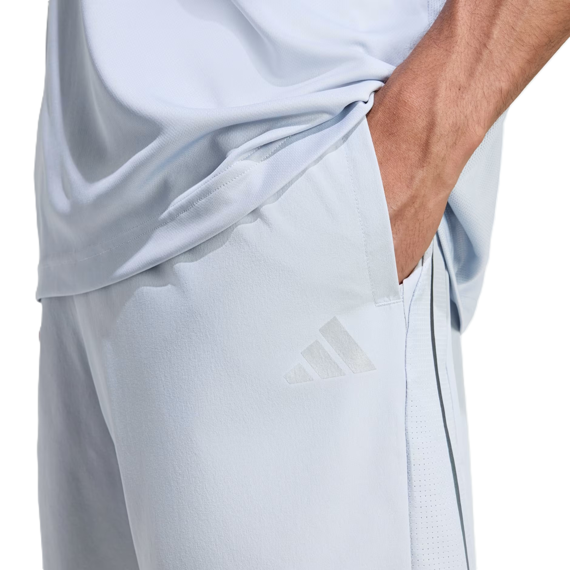 Adidas Tech App Gfxsho Training Shorts For Men, Grey