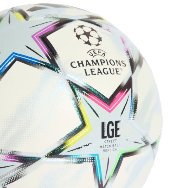 Adidas Ucl Lge Street Football For Unisex, White&Blue&Red
