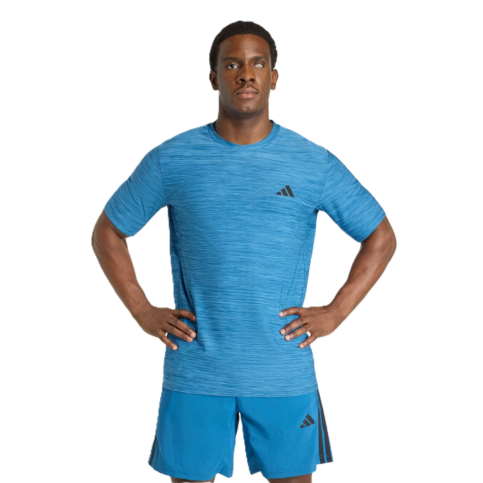 Adidas We Flex  Ss T-Shirt For Men, Dusky Petrol