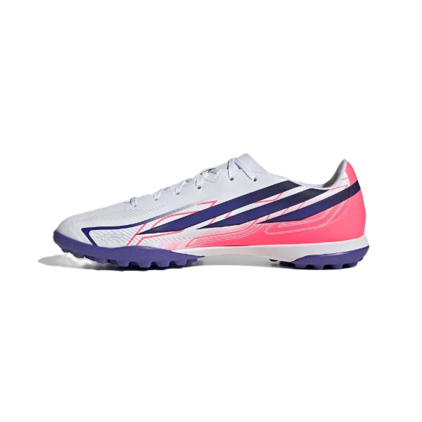 Adidas F50 Hyperfast Club Tf Tartan Shoes For Men, White&Purple