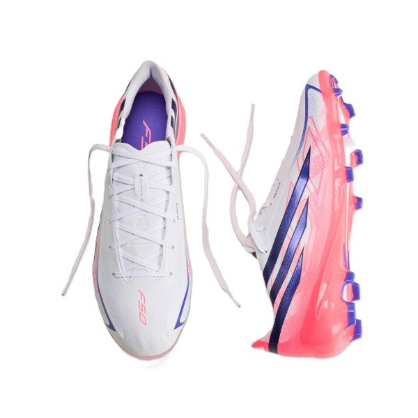 Adidas F50 Hyperfast League Fg Fg Shoes For Men, White&Purple
