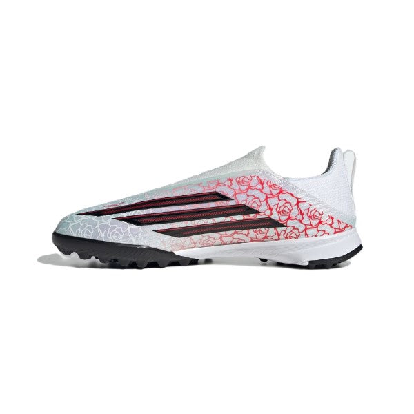Adidas F50 League Ll Tf J Ly Tartan Shoes For Boys, White&Black