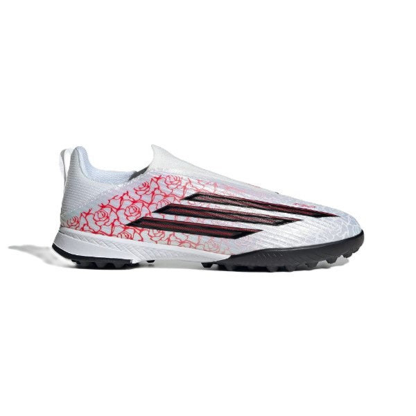 Adidas F50 League Ll Tf J Ly Tartan Shoes For Boys, White&Black