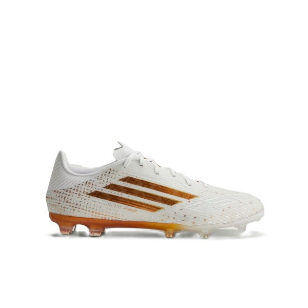 Adidas F50 League Fg/Mg Salah Fg Shoes For Men, White&Gold