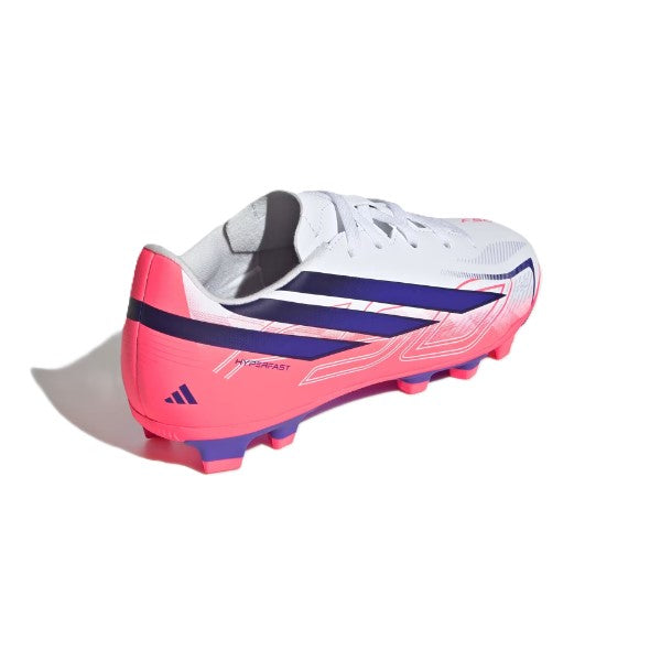 Adidas F50 Hyperfast Club Fg/Mg J Fg Shoes For Boys, Black&Blue