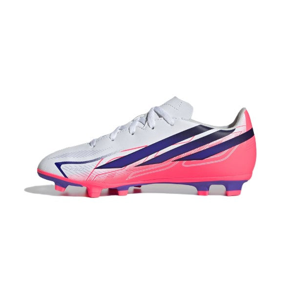Adidas F50 Hyperfast Club Fg/Mg J Fg Shoes For Boys, Black&Blue