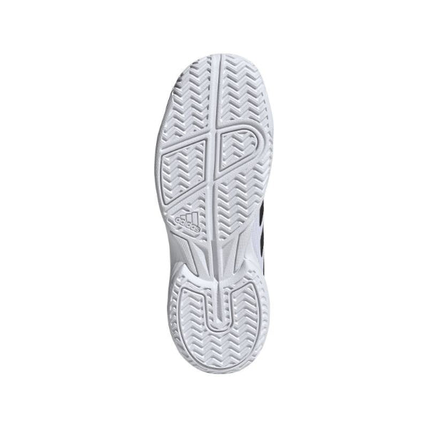Adidas Ubersonic K Tennis Shoes For Boys, White&Black