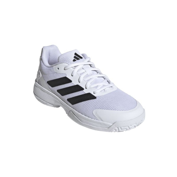 Adidas Ubersonic K Tennis Shoes For Boys, White&Black