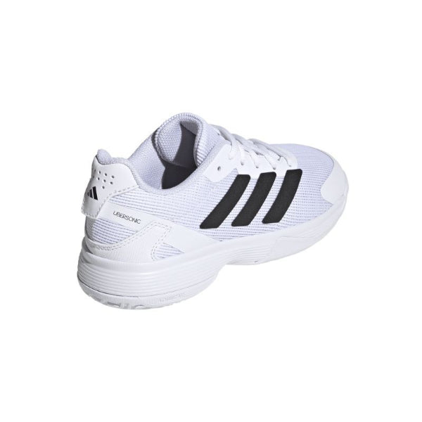 Adidas Ubersonic K Tennis Shoes For Boys, White&Black