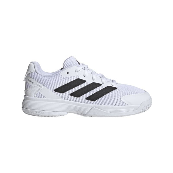 Adidas Ubersonic K Tennis Shoes For Boys, White&Black
