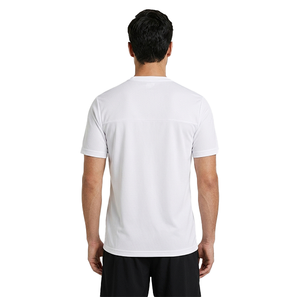 Trainetic Fitness Ss T-Shirt For Men, White&White