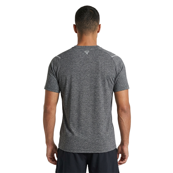 Trainetic So Fast So Far Running Ss T-Shirt For Men, Grey