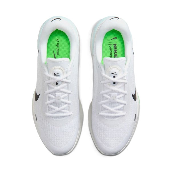 Nike Journey Run Running Shoes For Men, White&Green