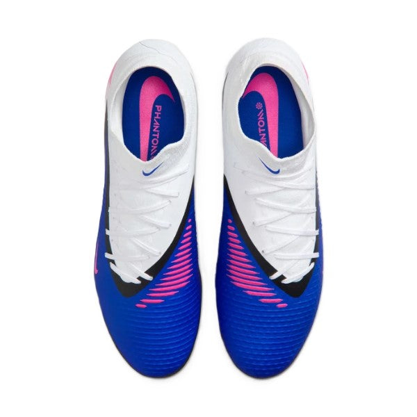 Nike Phantom 6 High Acad Fg/Mg Fg Shoes For Men, White&Blue&Pink