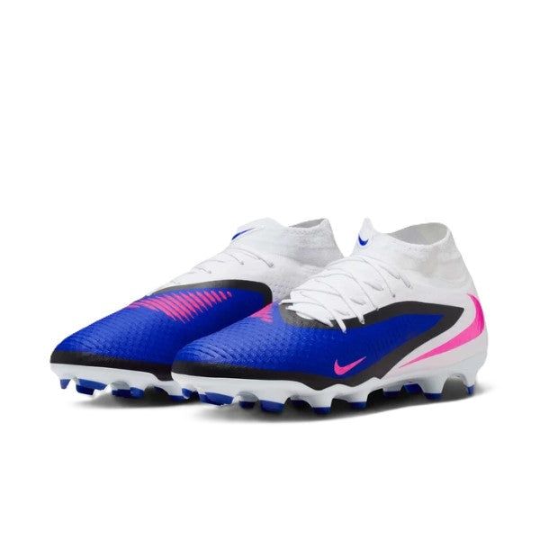 Nike Phantom 6 High Acad Fg/Mg Fg Shoes For Men, White&Blue&Pink