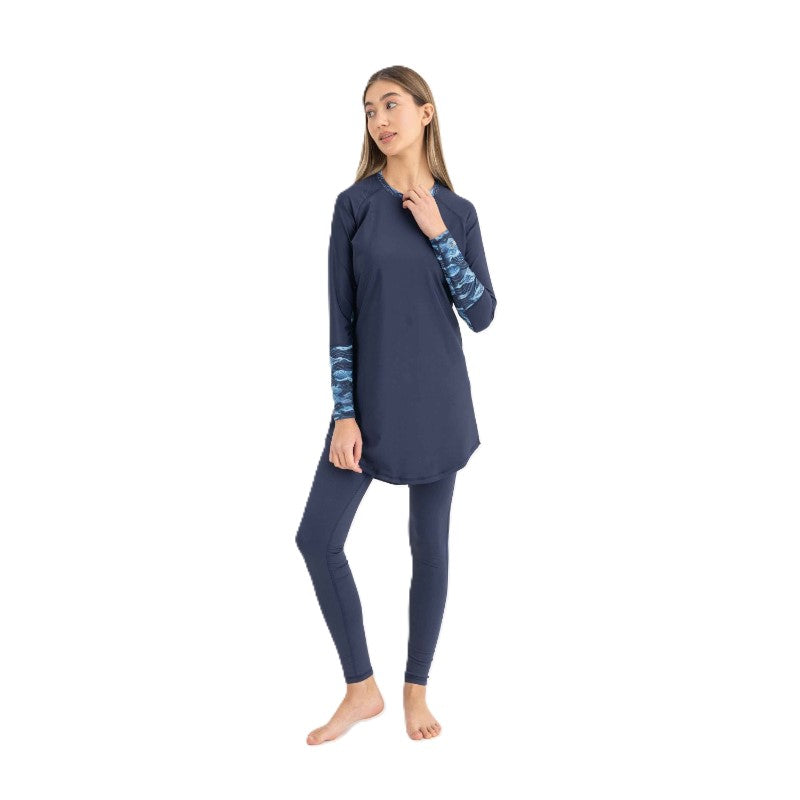 مايوه نسائي من Libra Ocean Sense، بتصميم أمواج عميقة