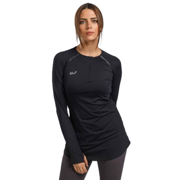 Libra Performance Long Sleeve Top For Women, Black