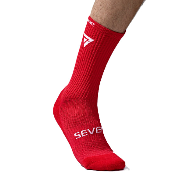 Seven Performance Football Socks For Men Red