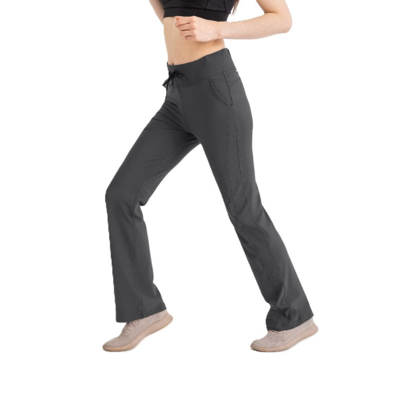 Libra Straight Fitness Leggings For Women, Charcoal