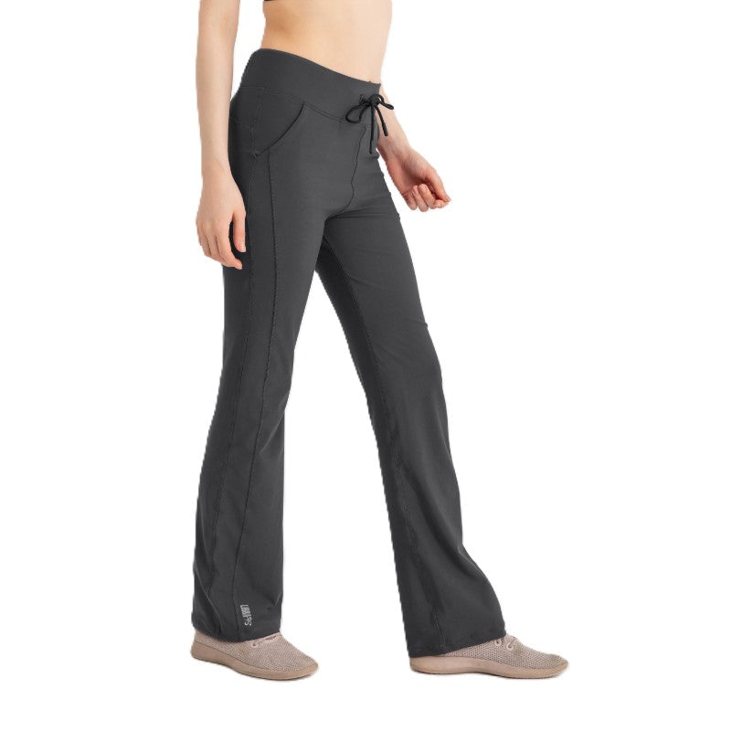 Libra Straight Fitness Leggings For Women, Charcoal
