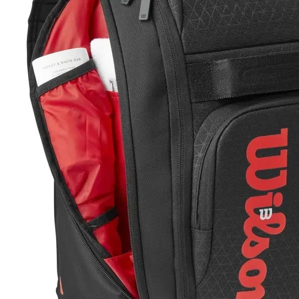 Wilson Clash V3 Backpack Black/Infrared