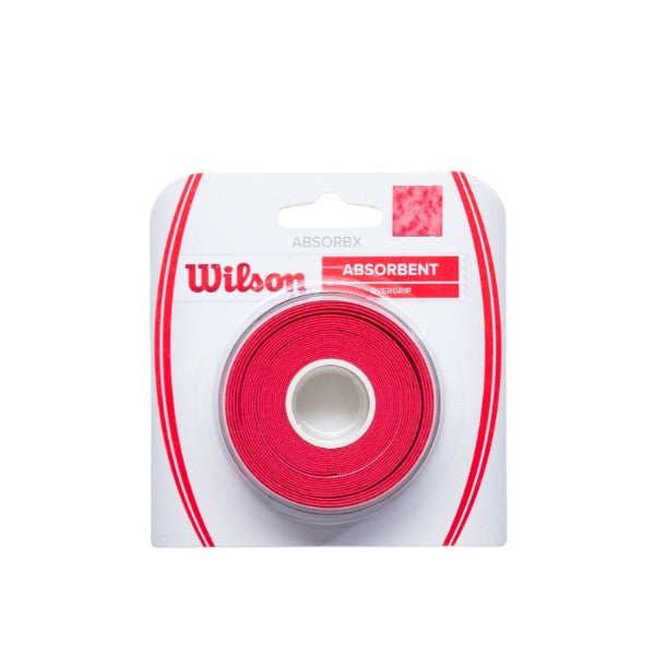 Wilson Absorbx Overgrip 3 Pack Red