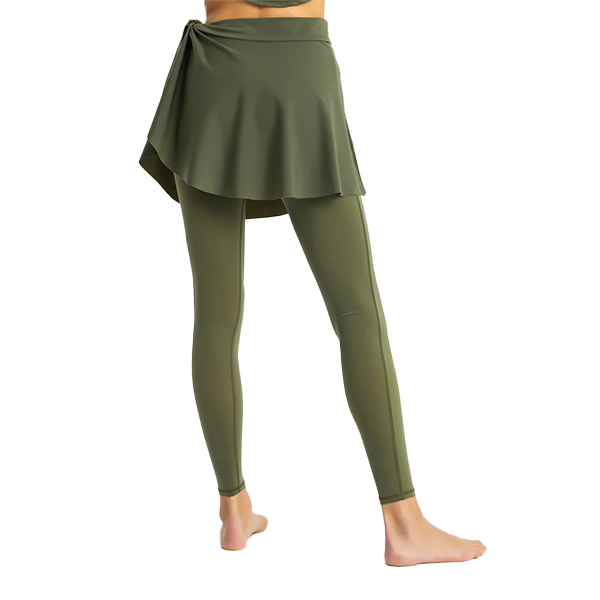 LIBRA WAVE COVER-UP SKIRT FOR WOMEN, LODEN GREEN