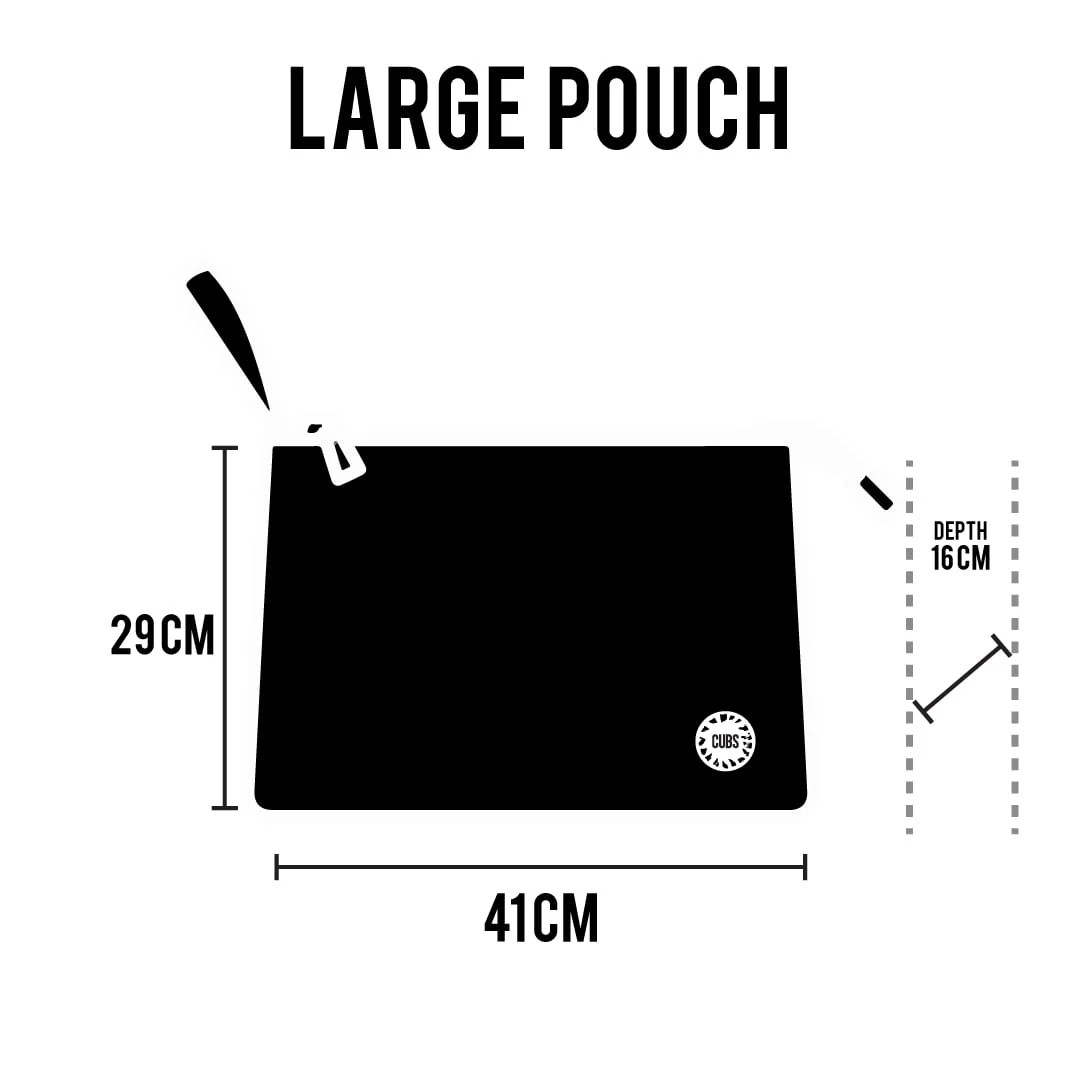 Cubs Lilac Passion Fruit Large Pouch For Unisex
