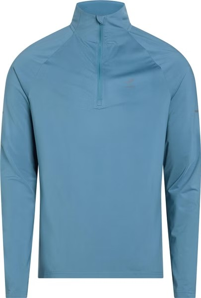 Energetics Carlo Ii M L/S Running T-Shirt For Men, Blue Dark